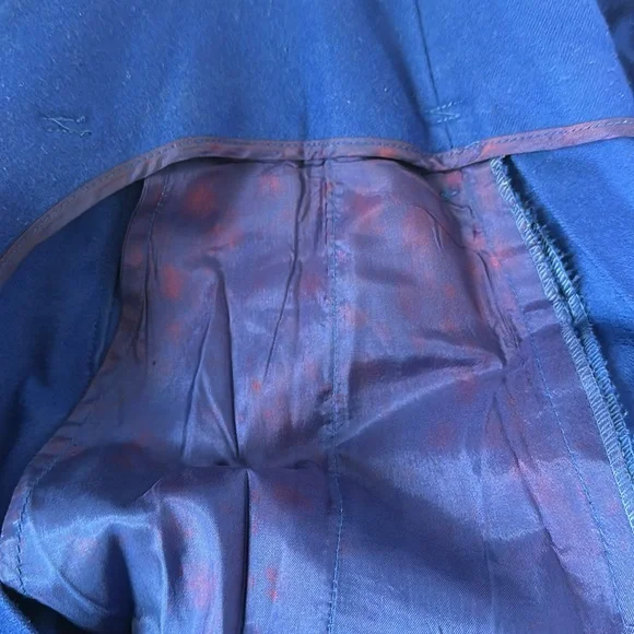 Daniel Hechter Paris Wool Pleats wide legs pants Size 8 - Picture 17 of 17